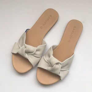 Rothy’s The Knot Sandal in Sand Dollar